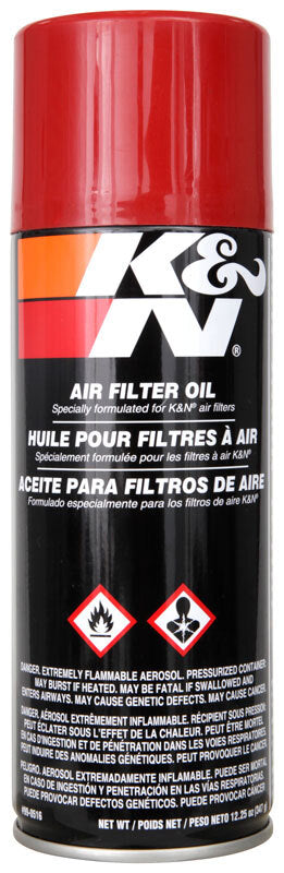 K&N 12.25 oz. Aerosol Air Filter Oil - Bull Strap