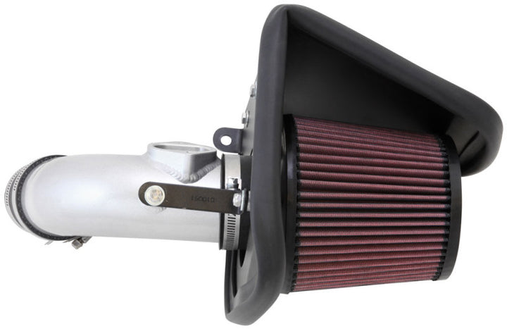 K&N 12 Chevy Sonic 1.8L Silver Typhoon Cold Air Intake - Bull Strap