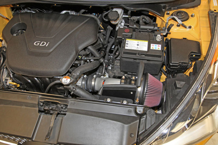 K&N 12 Hyundai Veloster 1.6L Typhoon Performance Intake Kit - Bull Strap