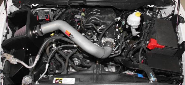 K&N 13-14 Dodge Ram 1500 3.6L V6 High Flow Performance Intake Kit - Bull Strap