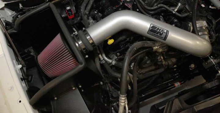 K&N 13-14 Dodge Ram 1500 3.6L V6 High Flow Performance Intake Kit - Bull Strap