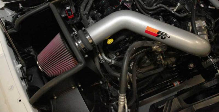 K&N 13-14 Dodge Ram 1500 3.6L V6 High Flow Performance Intake Kit - Bull Strap