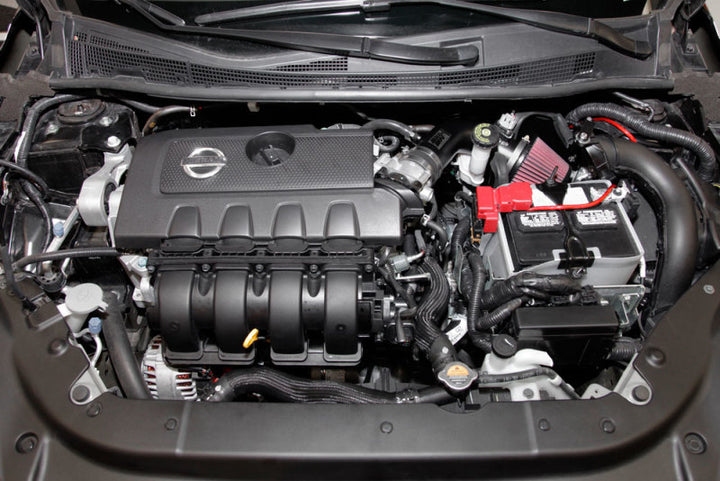 K&N 13-14 Nissan Sentra 1.8L L4 Typhoon Short Ram Intake - Bull Strap