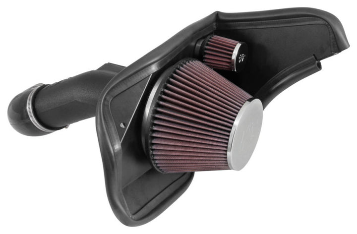 K&N 13-15 Cadillac ATS V6-3.6L F/I AirCharger Performance Intake - Bull Strap