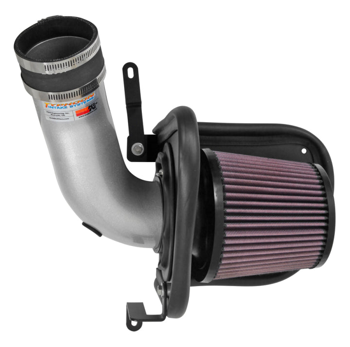 K&N 13-15 Ford Escape 2.0L/1.6L L4 Typhoon Cold Air Intake - Bull Strap