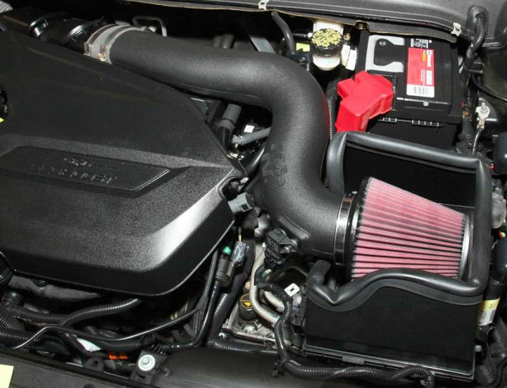 K&N 13-15 Ford Fusion 1.6L EcoBoost Air Charger Performance Intake - Bull Strap