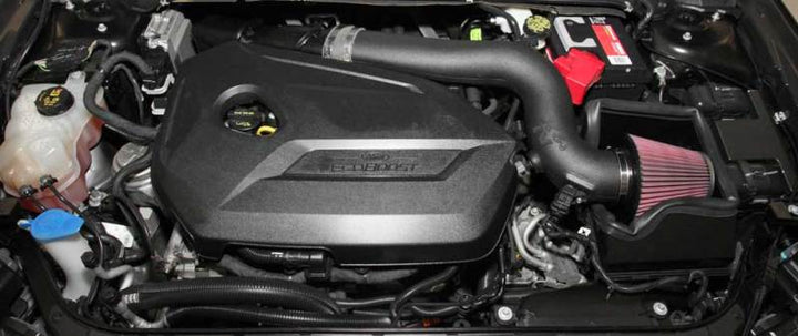 K&N 13-15 Ford Fusion 1.6L EcoBoost Air Charger Performance Intake - Bull Strap