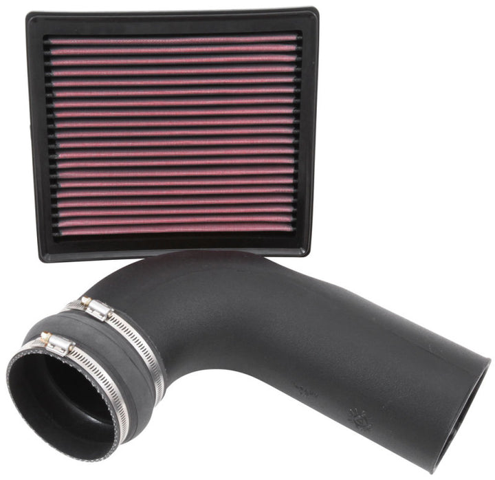 K&N 13-15 RAM 2500/3500 L6-6.7L DSL Performance Intake Kit - Bull Strap