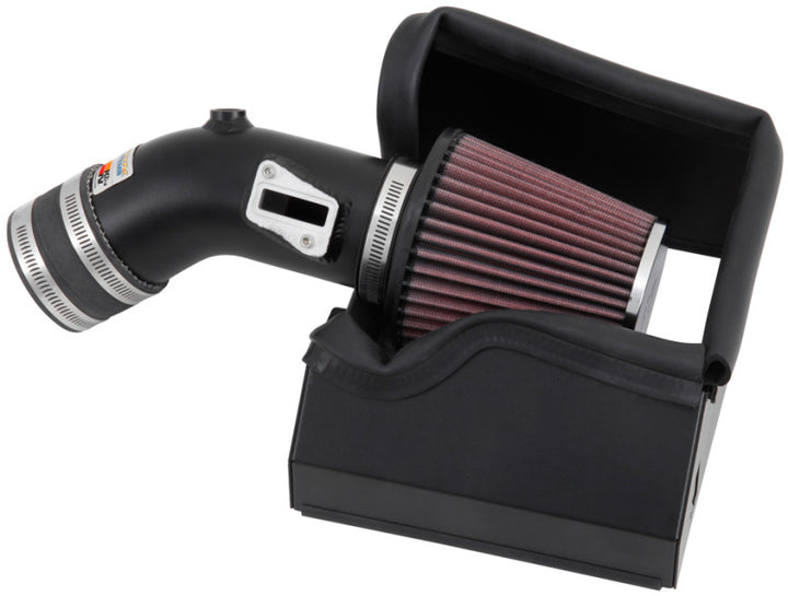 K&N 13-18 Ford Fusion 2.5L Typhoon Cold Air Intake - Bull Strap