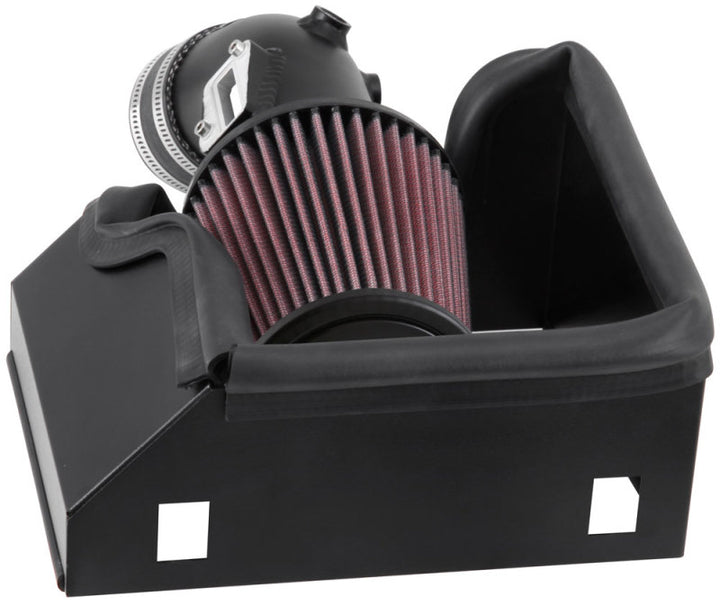 K&N 13-18 Ford Fusion 2.5L Typhoon Cold Air Intake - Bull Strap