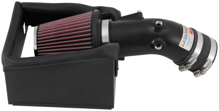 K&N 13-18 Ford Fusion 2.5L Typhoon Cold Air Intake - Bull Strap