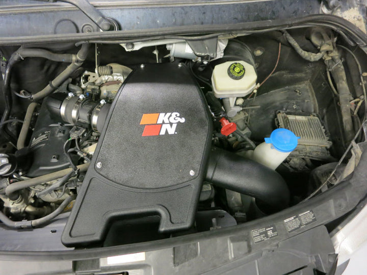 K&N 13-18 Mercedes Sprinter 2500/3500 V6 3.0L TD AirCharger Performance Intake - Bull Strap