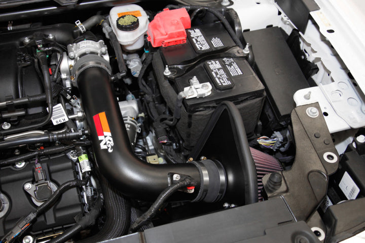 K&N 13 Ford Explorer 3.5L V6 Performance Intake Kit - Bull Strap