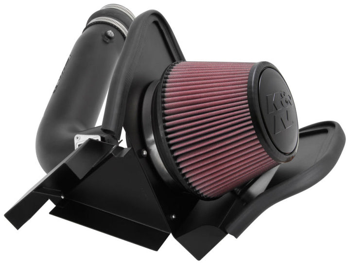 K&N 13 Ford Explorer 3.5L V6 Performance Intake Kit - Bull Strap