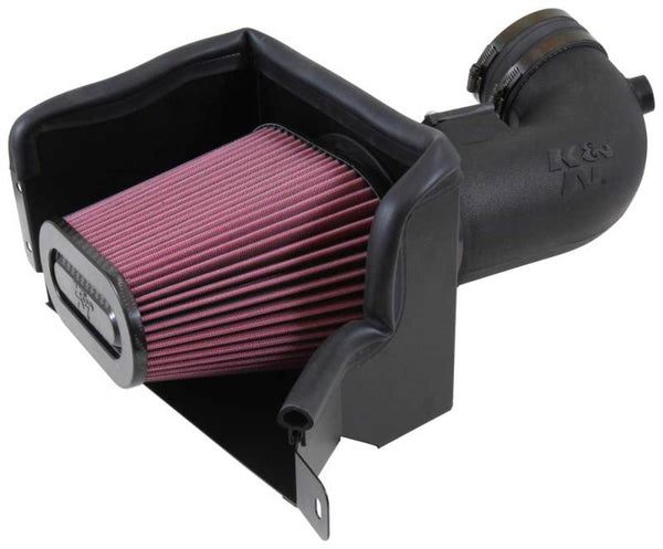 K&N 14-15 Chevrolet Corvette 6.2L V8 F/I Performance Intake Kit - Bull Strap