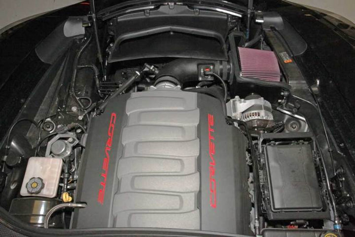 K&N 14-15 Chevy Corvette Stingray 6.2L V8 AirCharger Performance Intake - Bull Strap