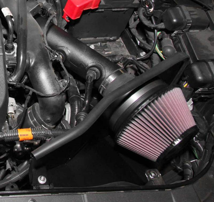 K&N 14-15 Ford Fusion 1.5L Air Charger Performance Intake - Bull Strap