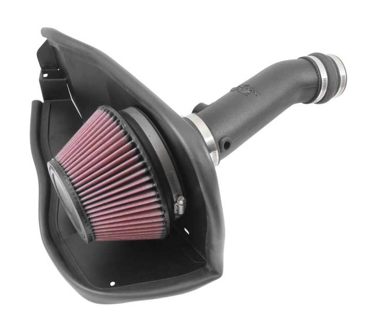 K&N 14-15 Ford Fusion 1.5L Air Charger Performance Intake - Bull Strap