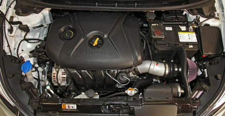 K&N 14-15 Hyundai Elantra 1.8l/2.0L Typhoon Performance Intake Performance kit - Bull Strap