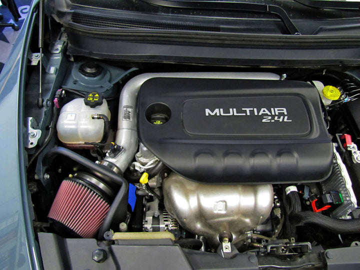 K&N 14-15 Jeep Cherokee 2.4L L4 High Flow Performance Intake Kit - Bull Strap