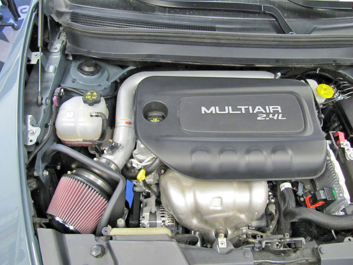 K&N 14-15 Jeep Cherokee 2.4L L4 High Flow Performance Intake Kit - Bull Strap