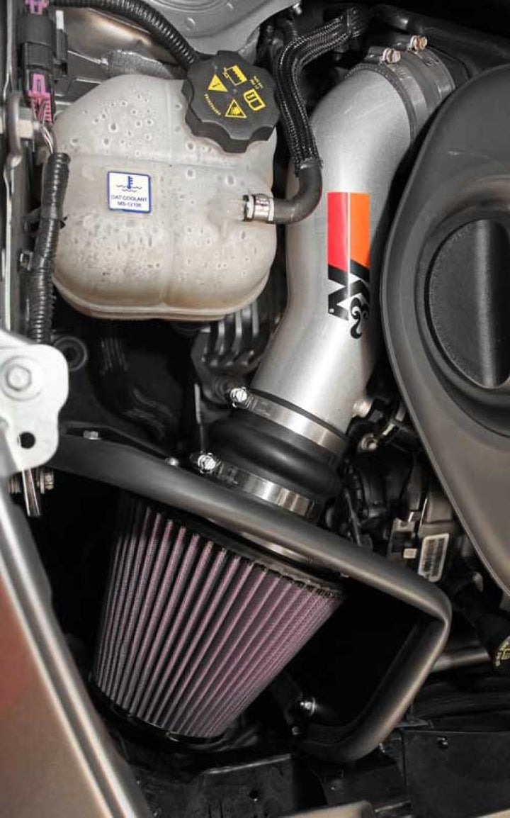 K&N 14-15 Jeep Cherokee 3.2L V6 High Flow Performance Intake Kit - Bull Strap