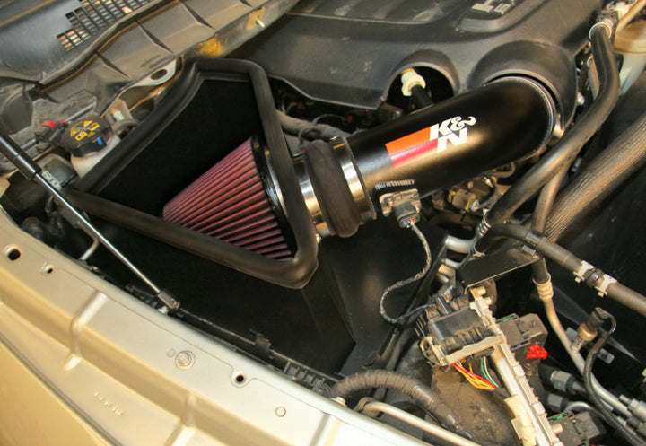 K&N 14-15 Ram 2500/3500 6.4L V8 High Flow Performance Intake Kit - Bull Strap