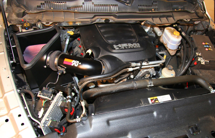 K&N 14-15 Ram 2500/3500 6.4L V8 High Flow Performance Intake Kit - Bull Strap