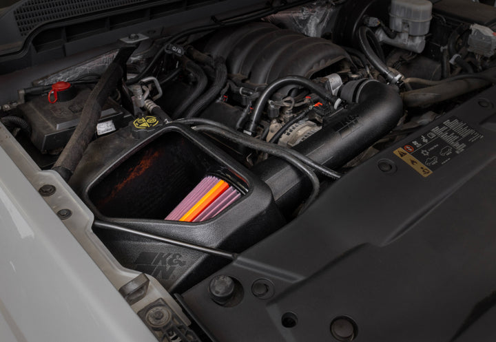 K&N 14-20 Chevy Silverado 1500 (5.3L/6.2L V8) NextGen Cold Air Intake - Bull Strap