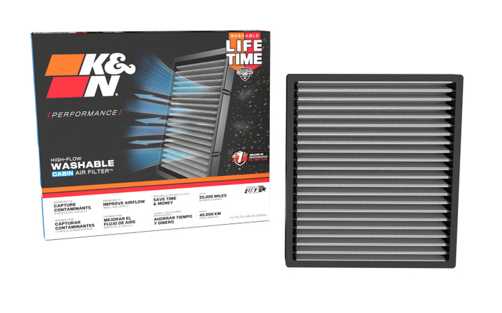 K&N 14-24 Infiniti Q50 Cabin Air Filter - Bull Strap