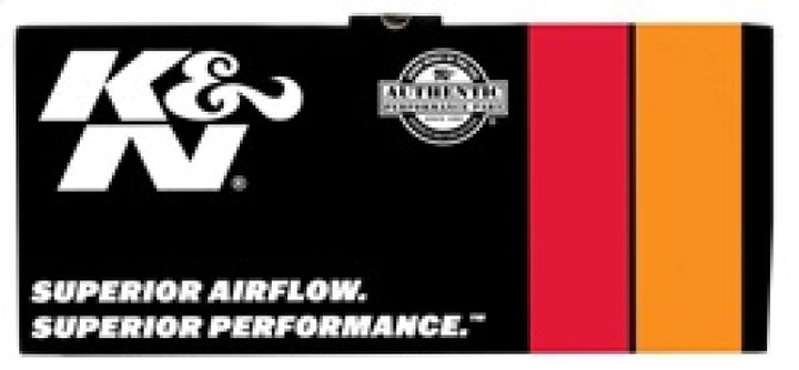 K&N 14in Red Custom Air Cleaner Assembly - 5.125in ID x 14in OD x 2.75in H x 1.25in Drop Base - Bull Strap