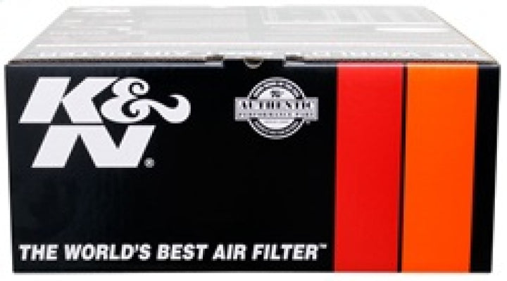 K&N 14in Red Custom Air Cleaner Assembly - 5.125in ID x 14in OD x 3.75in H x 1.25in Drop Base - Bull Strap