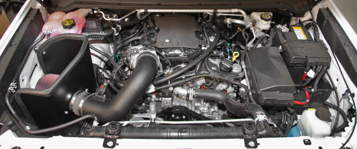 K&N 15-16 CHEVROLET COLORADO V6 3.6L FI Performance Air Intake System - Bull Strap