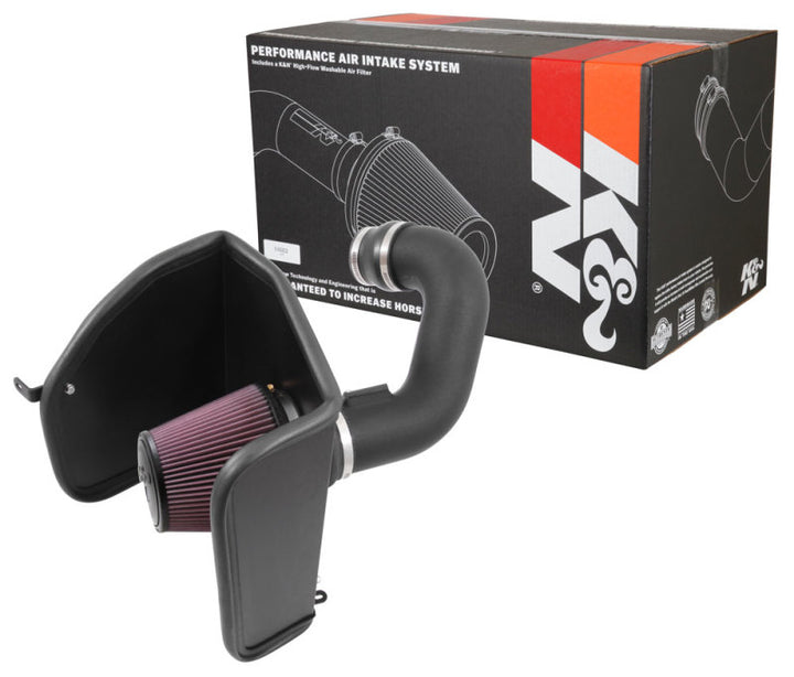 K&N 15-16 CHEVROLET COLORADO V6 3.6L FI Performance Air Intake System - Bull Strap