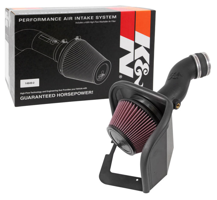 K&N 15-16 Chrysler 200 3.6L V6 Performance Intake Kit - Bull Strap