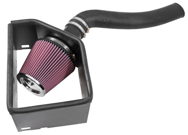 K&N 15-16 Dodge Ram 1500 V6-3.0L DSL Performance Intake Kit - Bull Strap