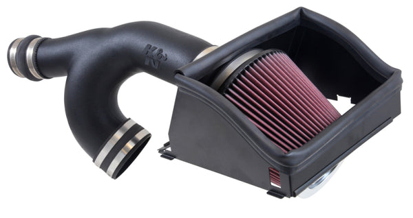 K&N 15-16 Ford F-150 2.7L V6 F/I AirCharger Intake Kit - Bull Strap