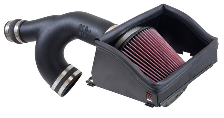 K&N 15-16 Ford F-150 2.7L V6 F/I AirCharger Intake Kit - Bull Strap