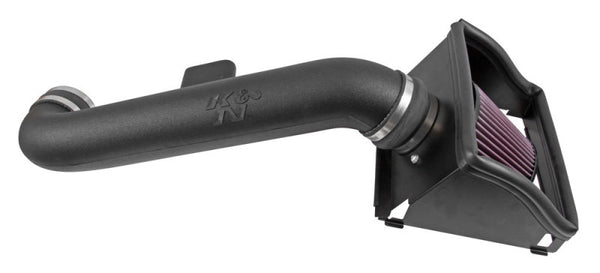 K&N 15-16 Ford F150 V8-5.0L AirCharger Performance Intake Kit - Bull Strap