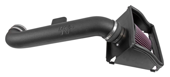 K&N 15-16 Ford F150 V8-5.0L AirCharger Performance Intake Kit - Bull Strap