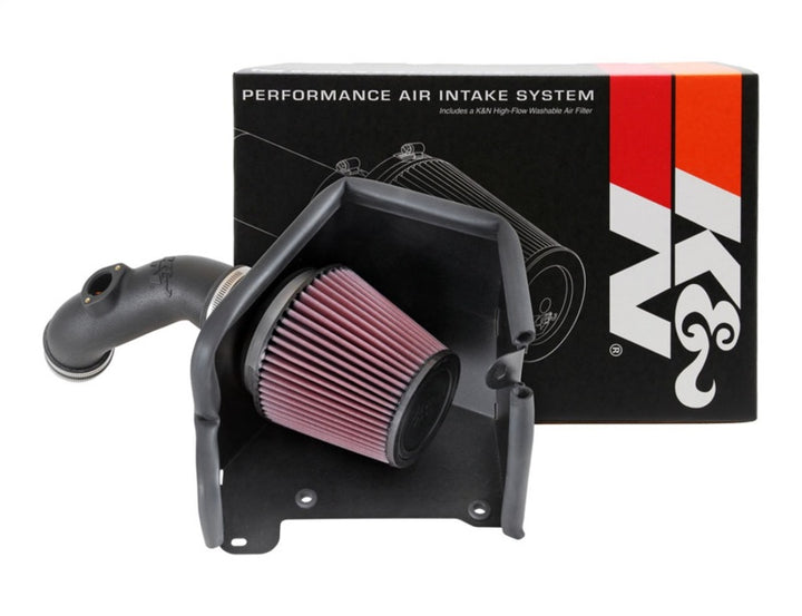K&N 15-16 Mitsubishi Lancer 2.4L AirCharger Performance Intake (manual only) - Bull Strap