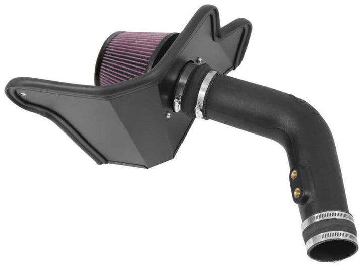 K&N 15-17 Ford Mustang 3.7L V6 F/I Performance Intake Kit - Bull Strap