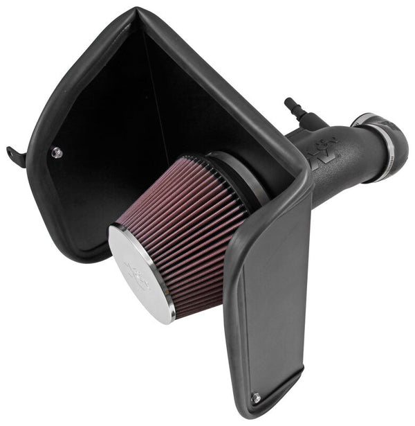 K&N 15-18 Chevy Colorado / GMC Canyon L4-2.5L F/I AirCharger Performance Air Intake System - Bull Strap