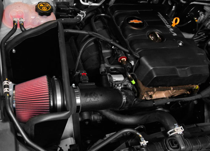 K&N 15-18 Chevy Colorado / GMC Canyon L4-2.5L F/I AirCharger Performance Air Intake System - Bull Strap