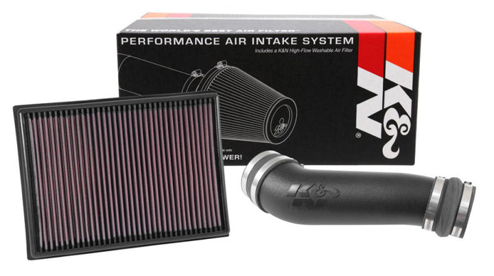 K&N 15-19 Toyota 4 Runner V6-4.0L Performance Air Intake Kit - Bull Strap