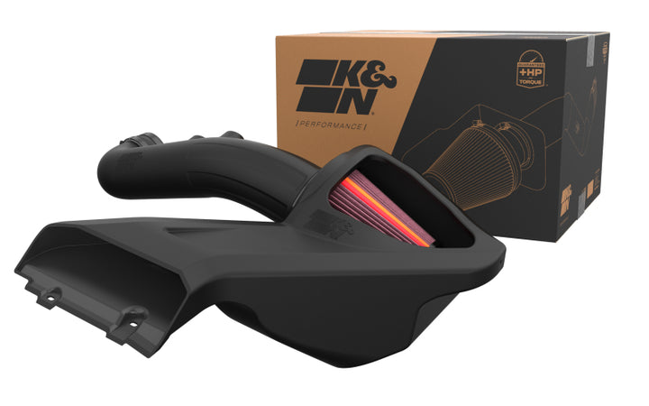 K&N 15-20 Ford F150 V8-5.0 L Performance Air Intake System - Bull Strap