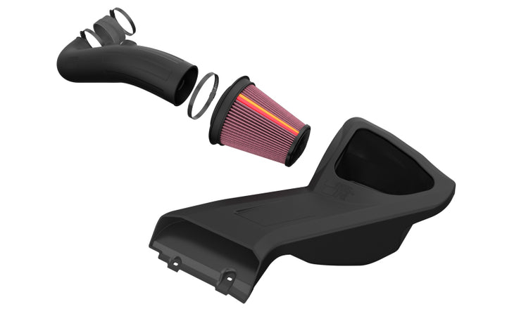 K&N 15-20 Ford F150 V8-5.0 L Performance Air Intake System - Bull Strap