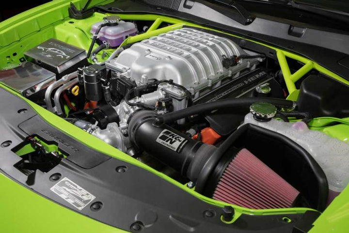 K&N 15-23 Dodge Challenger 6.2L V8 / 15-23 Dodge Charger 6.2L V8 Oil Catch Can - Bull Strap