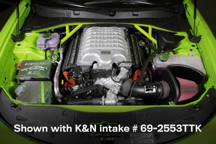 K&N 15-23 Dodge Challenger 6.2L V8 / 15-23 Dodge Charger 6.2L V8 Oil Catch Can - Bull Strap
