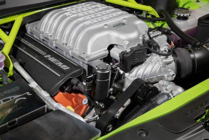 K&N 15-23 Dodge Challenger 6.2L V8 / 15-23 Dodge Charger 6.2L V8 Oil Catch Can - Bull Strap